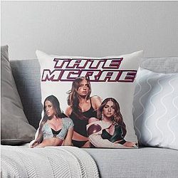 Tate McRae Think Later Tour Throw Pillow