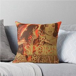 Tate McRae Sports Car Throw Pillow