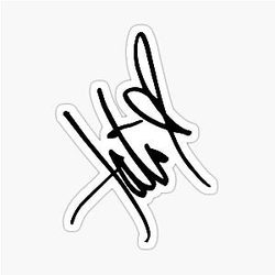 Tate McRae Autograph Sticker