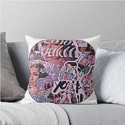 Tate McRae Sticker Throw Pillow