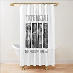 Tate McRae Tour Vintage Fan Art Shower Curtain
