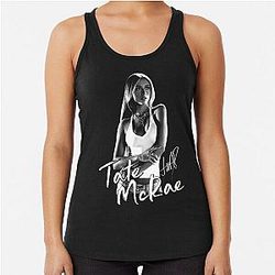 Tate McRae retro Racerback Tank Top