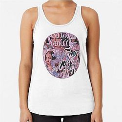 Tate McRae Sticker Racerback Tank Top