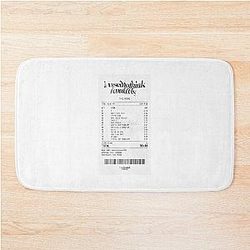 Tate McRae - Ticket Sticker Bath Mat
