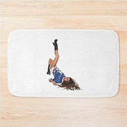 Tate McRae - Star Portrait Sticker Bath Mat