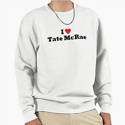 I Love Tate McRae Pullover Sweatshirt