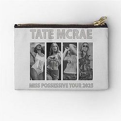 Tate McRae Vintage Fan Art Zipper Pouch