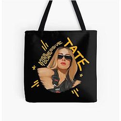 Miss Possessive Collection Tate McRae All Over Print Tote Bag