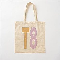 Tate McRae T8 Retro Cotton Tote Bag