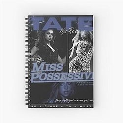 Tate McRae Miss Possessive Inspired Spiral Notebook