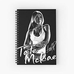 Tate McRae Spiral Notebook