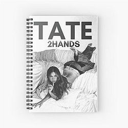 Tate Mcrae Poster Spiral Notebook