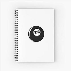 Tate McRae inspired Spiral Notebook