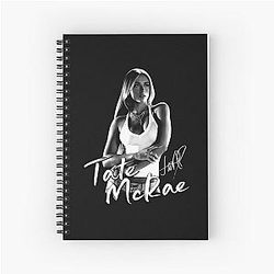 Tate McRae Retro Spiral Notebook