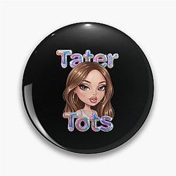Tate McRae Tater Tot Pin