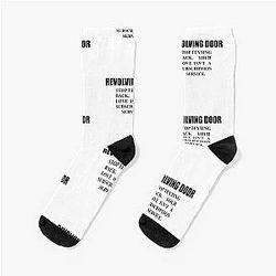 Revolving door Tate McRae Quote Emotional Lyrics Socks