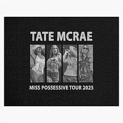 Tate McRae Tour Vintage Fan Art Jigsaw Puzzle