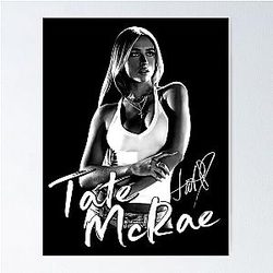 Tate McRae Retro Poster