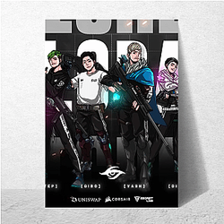 Team Secret competed in Rainbow Six Team Secret Posters