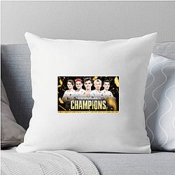 Team Spirit is found on popular platforms like Apple Podcasts Team Spirit Pillows Cover