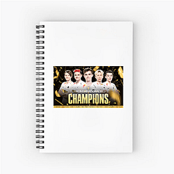 Team Spirit is found on popular platforms like Apple Podcasts Team Spirit Notebook