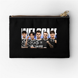 Team Spirit is aimed at inspiring and supporting its listeners Team Spirit Zipper Pouches