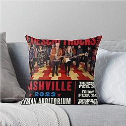 Tedeschi Trucks Band In Show 2023 Throw Pillow