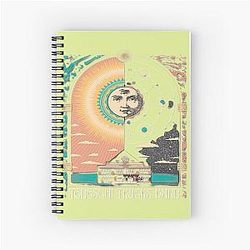 Tedeschi Trucks Band Sun Moon Cosmic Art Limited Edition Spiral Notebook
