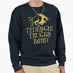 Tedeschi Trucks Band Baffalo Logo Yellow Pullover Sweatshirt