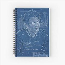 Ted Mosby Blueprint HIMYM Notebook