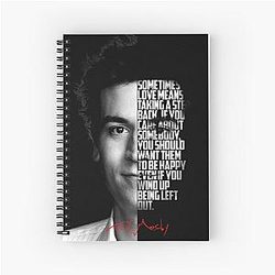 Black and White Ted Mosby How I Met Your Mother Quote Spiral Notebook