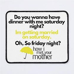 Ted Mosby Mouse Pad