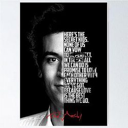 Black and Ted Mosby Mother Poster