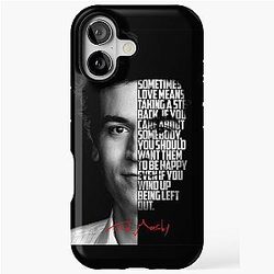 Black and White Ted Mosby How I Met Your Mother Quote iPhone Case