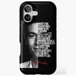 Black and Ted Mosby How I Met Your Mother Quote Hardcover Case