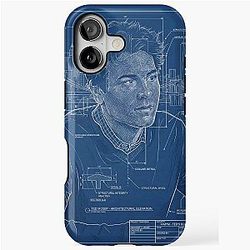 Ted Mosby Hard hat Blueprint HIMYM iPhone Case