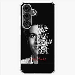 Black and white Ted Mosby How I Met Your Mother Quote Samsung Galaxy Soft Case