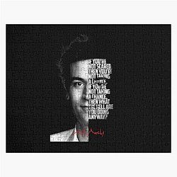 Black and White Ted Mosby How I Met Your Mother Quote Jigsaw Puzzle