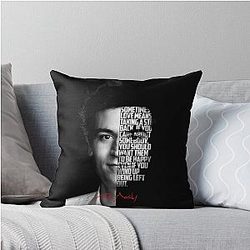 Black and White Ted Mosby How I Met Your Mother Quote Throw Pillow.