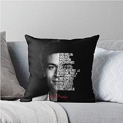 Black and white Ted Mosby How I Met Your Mother Quote Throw Pillow