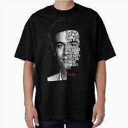 Black and white Ted Mosby How I Met Your Mother Quote Oversized T-Shirts