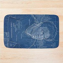 Ted Mosby Blueprint HIMYM Bath Mat