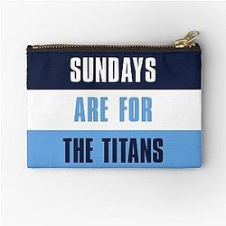 Sundays are for the Tennessee Titans Zipper Pouch
