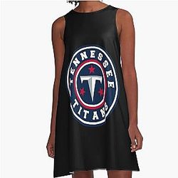 Art Tennessee Titans A Line Dress