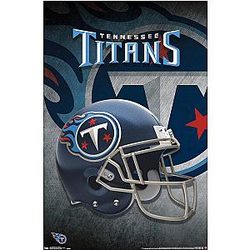 Tennessee Titans Helmet Wall Poster, 19L x 13W, Premium Unframed Version