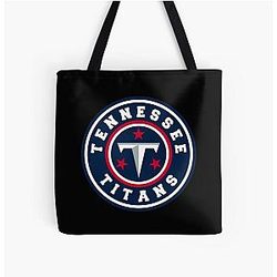Art Tennessee Titans All Over Print Tote Bag