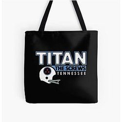 Tennessee Titans All Over Print Tote Bag