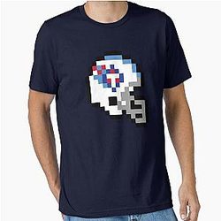 Tennessee Titans 8-bit Football Helmet Essential T-Shirt