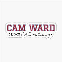 Cam Ward Tennessee Titans Fantasy Football NFL Sticker