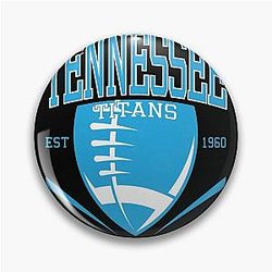 Art Tennessee Titans Pin